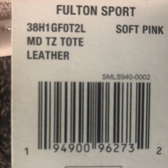 Michael Michael Kors Pink FULTON SPORT TOP ZIP TOTE NEW!!! - Picture 3 of 3